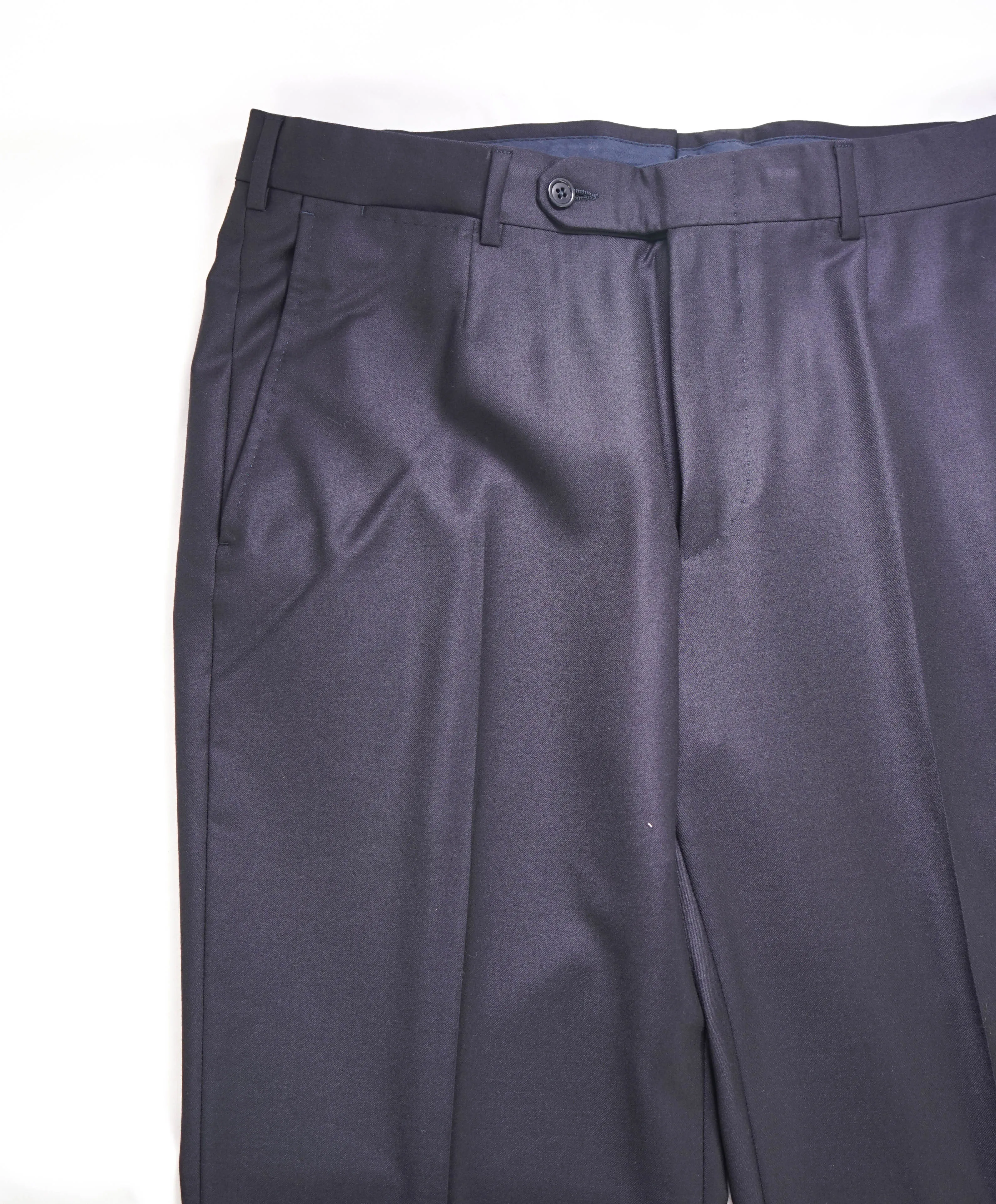 $890 ERMENEGILDO ZEGNA -"TROFEO Su Misura" Navy Pants - 34W