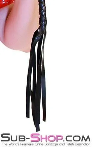 8964DL      Crack the Whip Black Braided Bullwhip - Autumn Cares for  Wounded Warriors