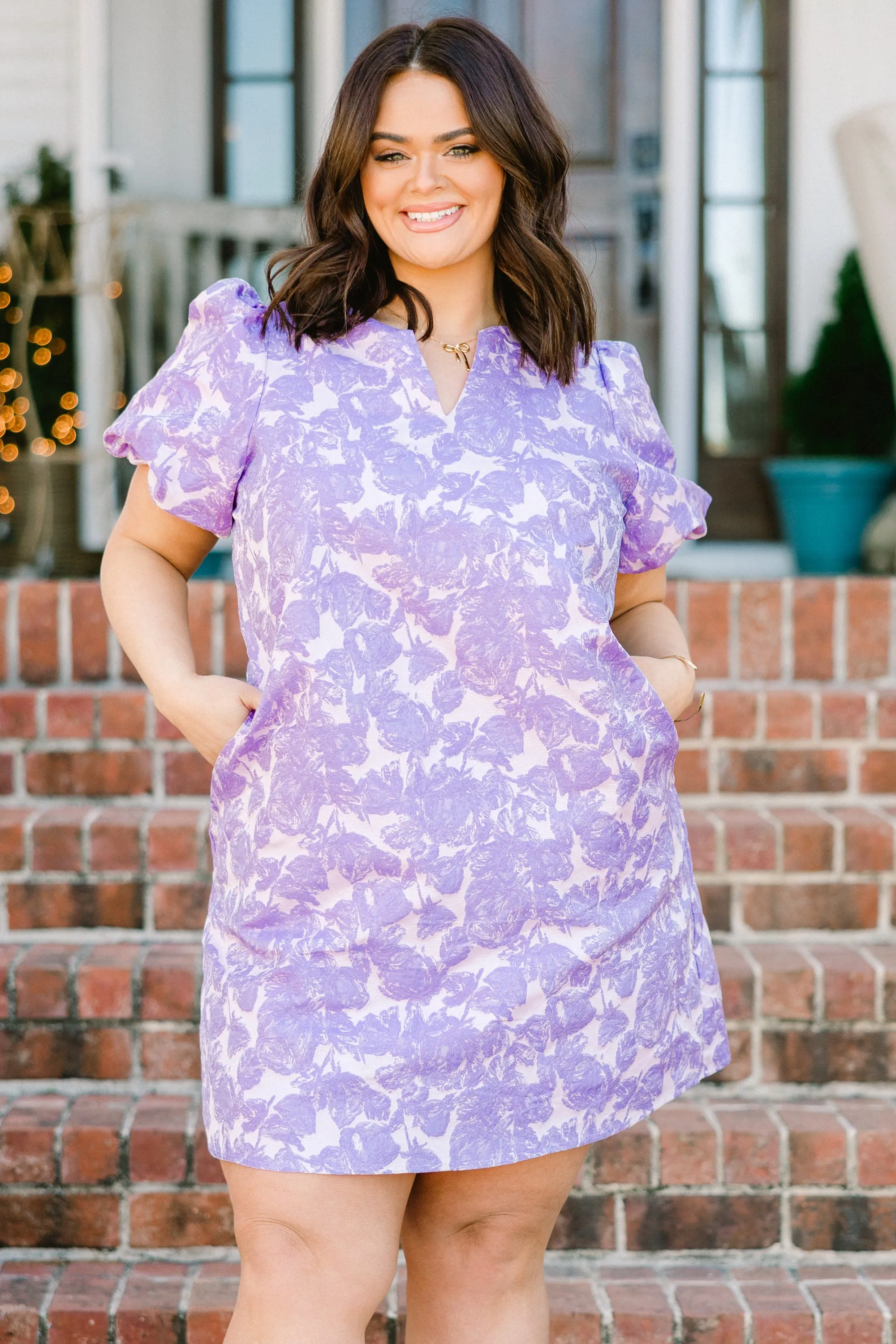 A Springtime Waltz Dress, Purple