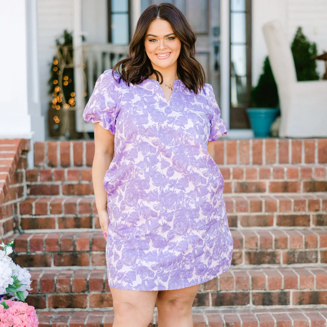 A Springtime Waltz Dress, Purple