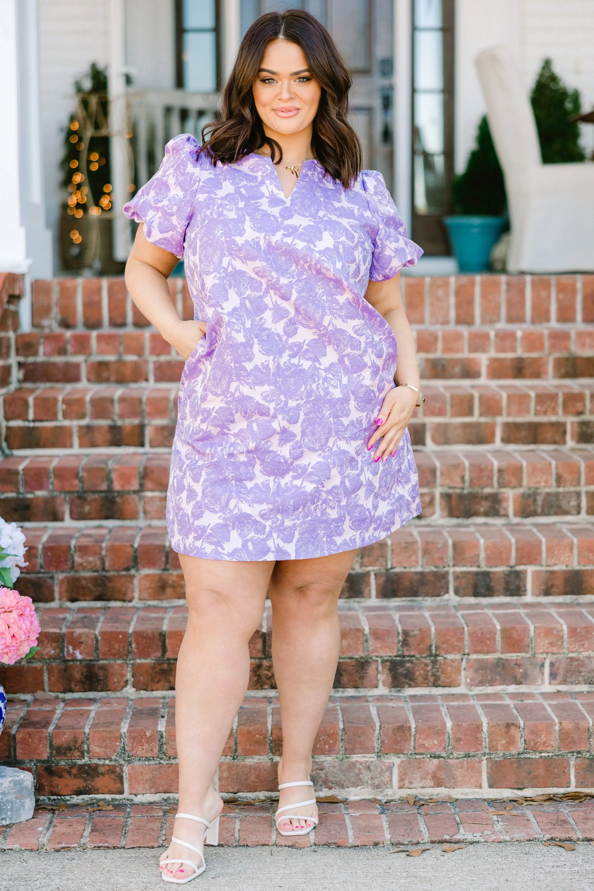A Springtime Waltz Dress, Purple