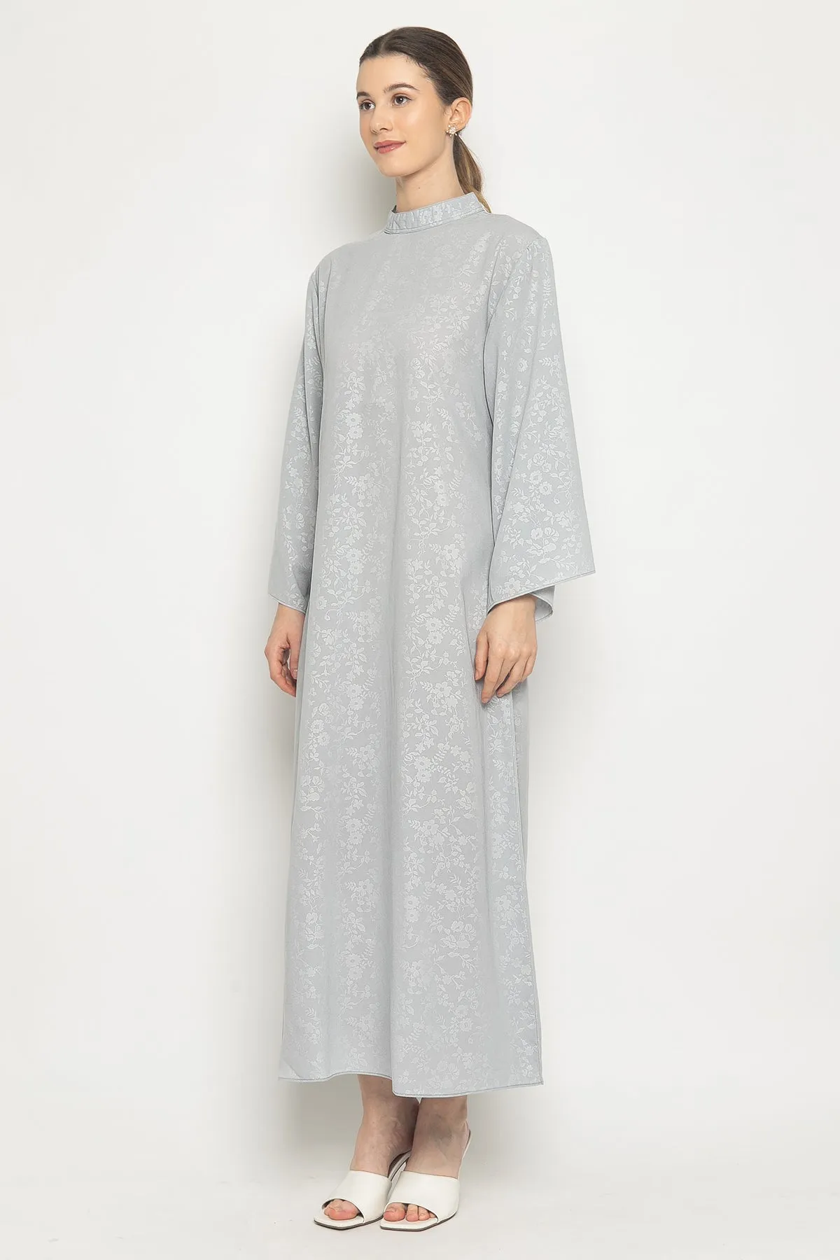 Amber Dress in Silver