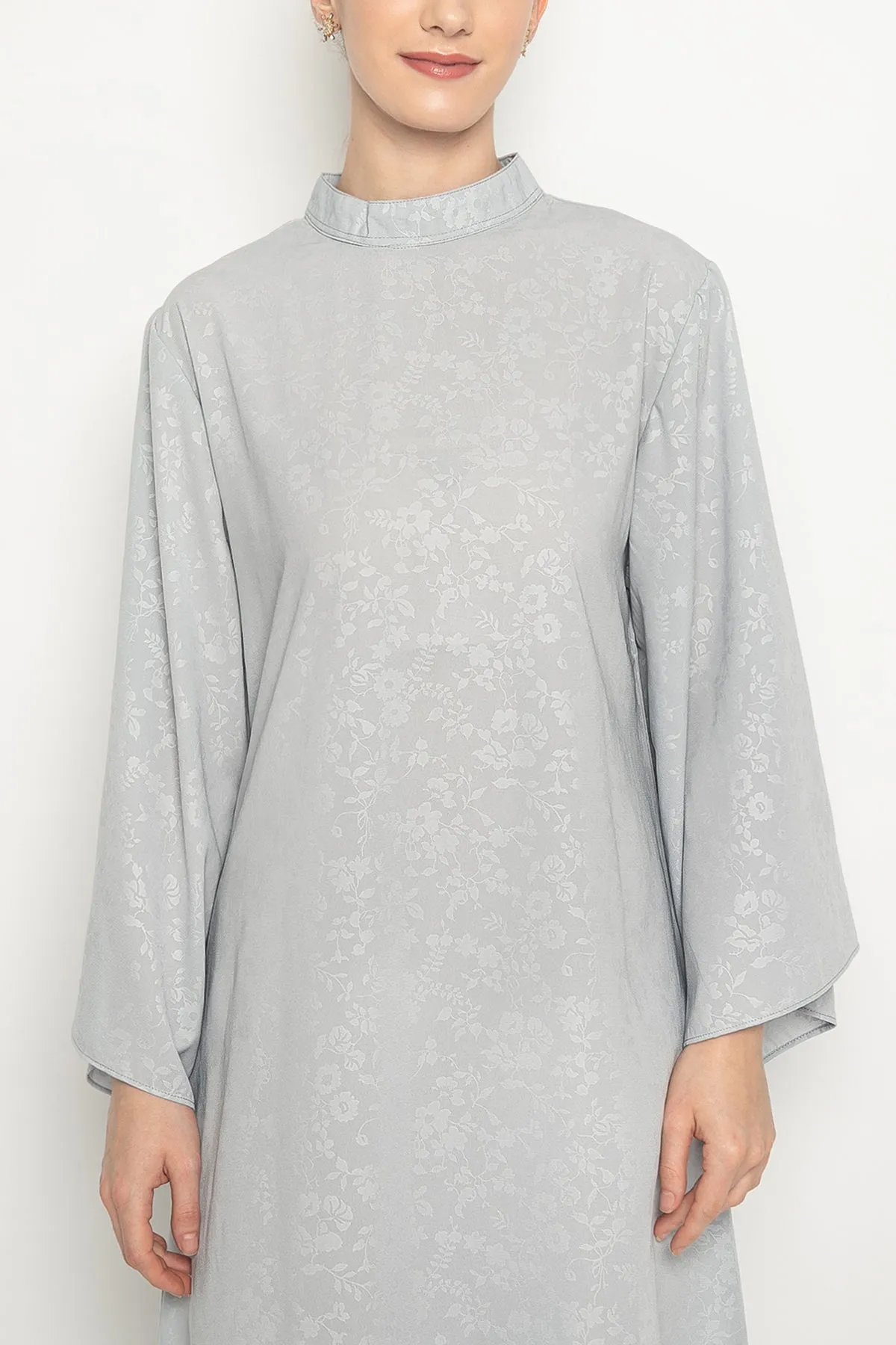 Amber Dress in Silver