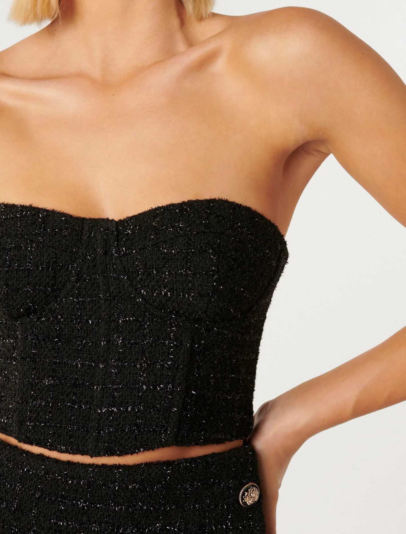 Andrea Boned Boucle Bustier Top
