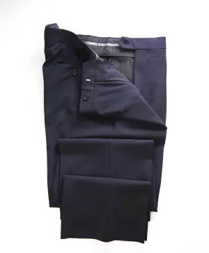 ARMANI COLLEZIONI - *CLOSET STAPLE* Navy Flat Front Dress Pants - 38W