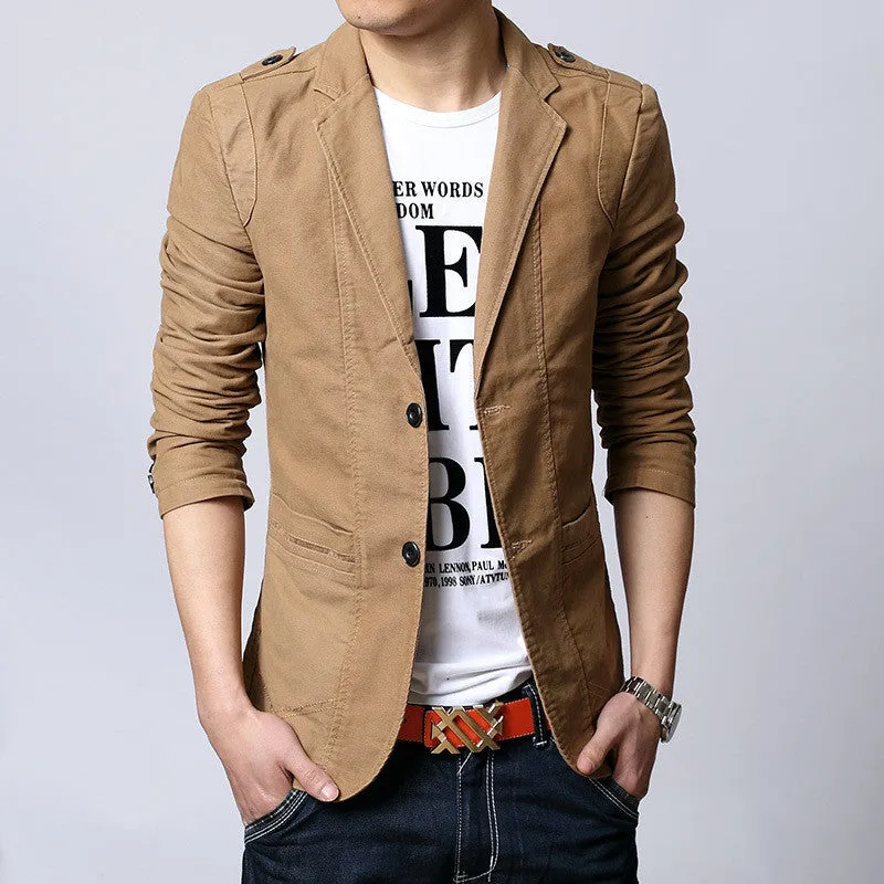 Autumn Men Blazer Fashion Slim casual blazer for Men Mens suit Designer jacket outerwear men 3 colors M~XXXXXL