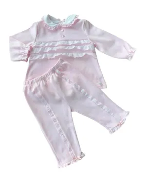 Baby Girls Cotton Trouser Set