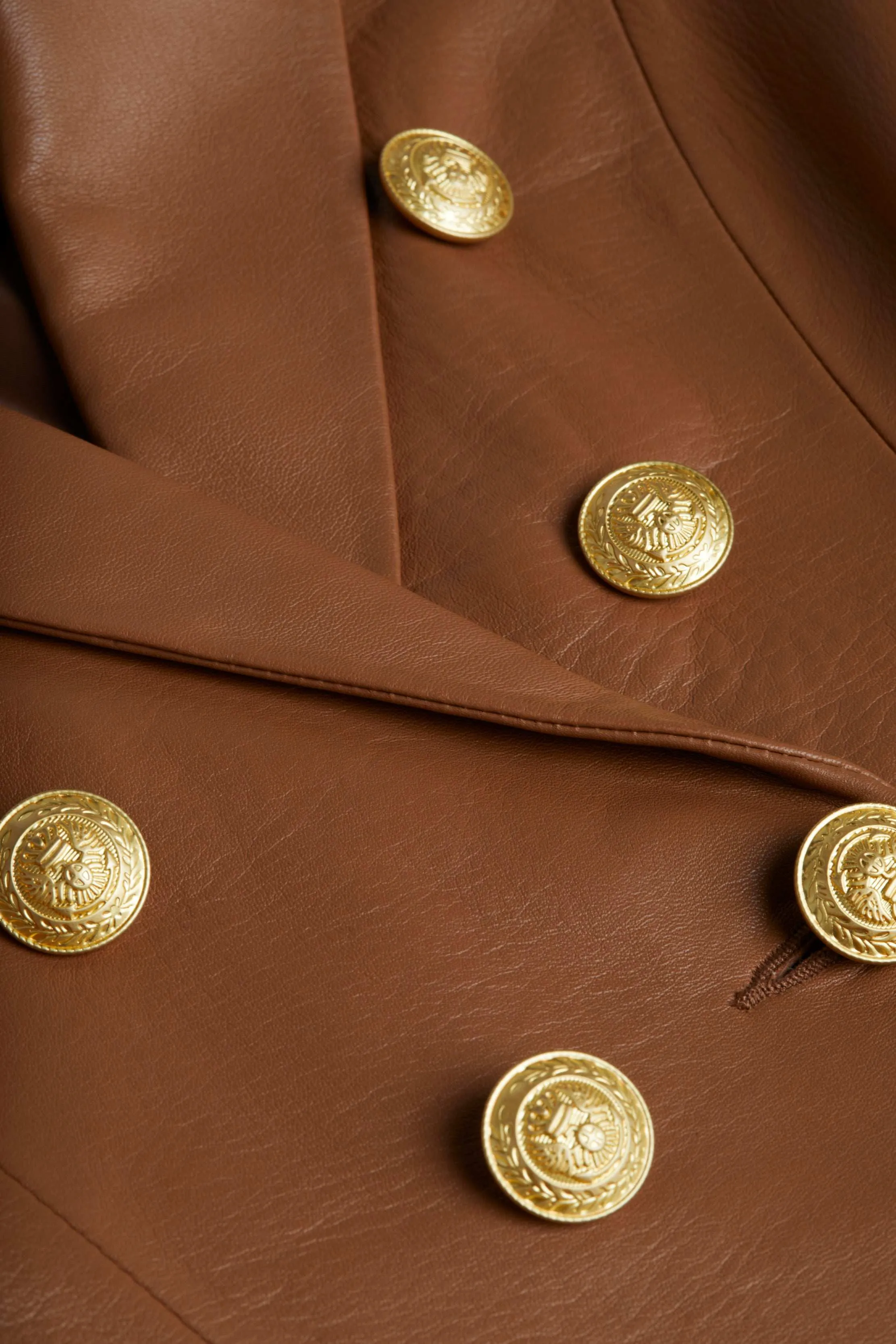 Bethany Leather Blazer