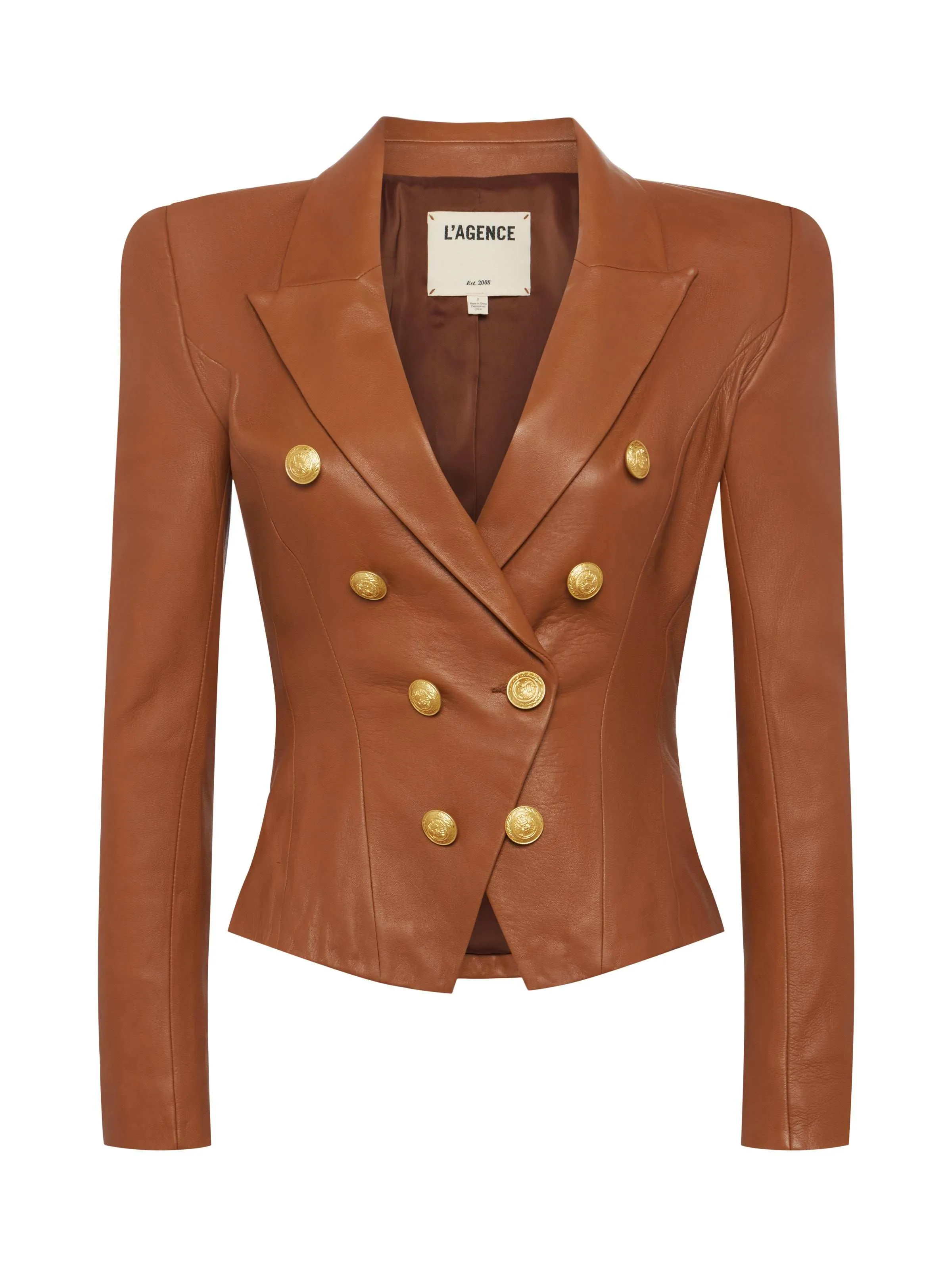 Bethany Leather Blazer