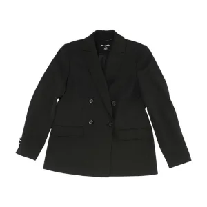Black Solid Blazer