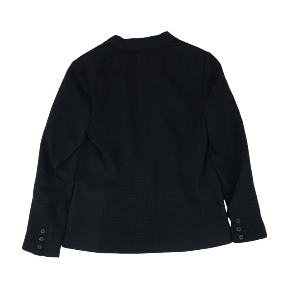 Black Solid Blazer