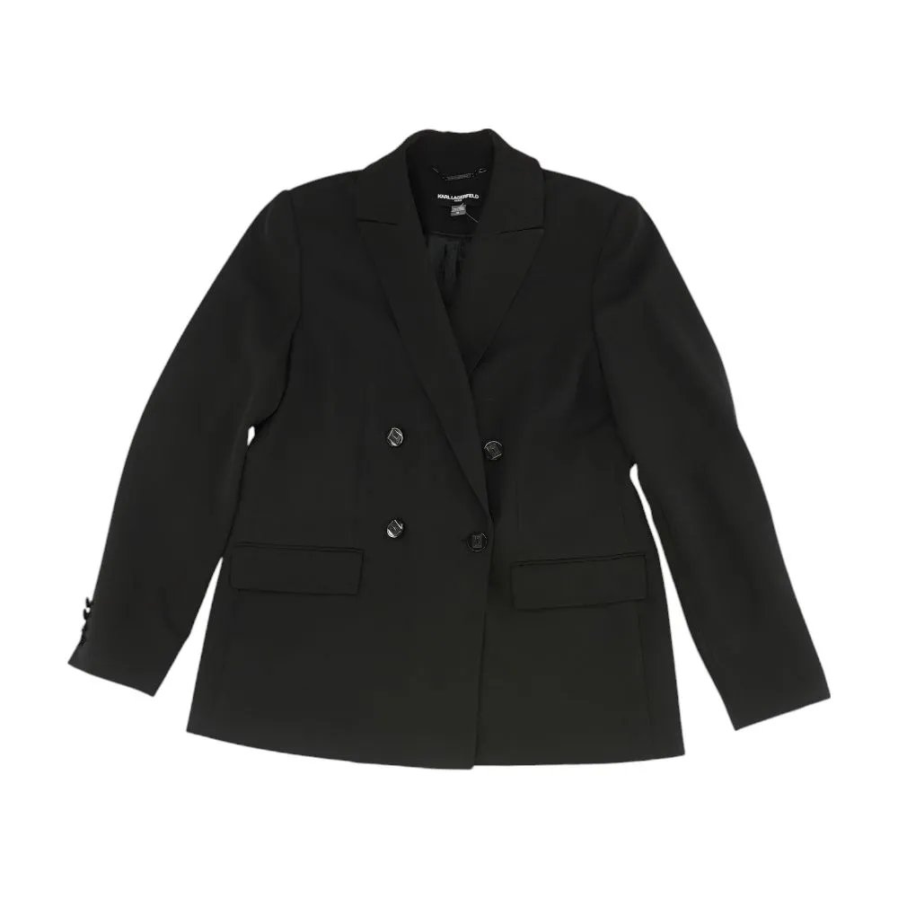 Black Solid Blazer
