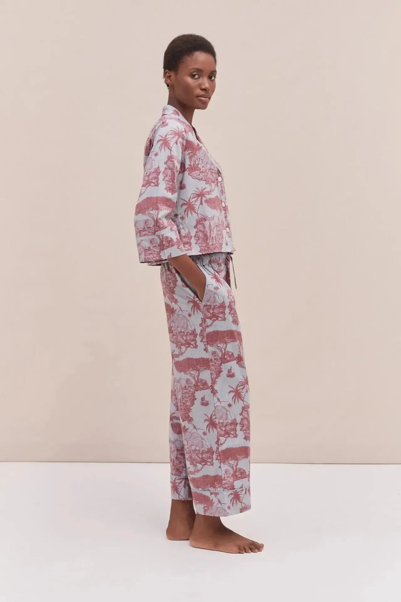 Boxy Shirt & Wide Leg Set