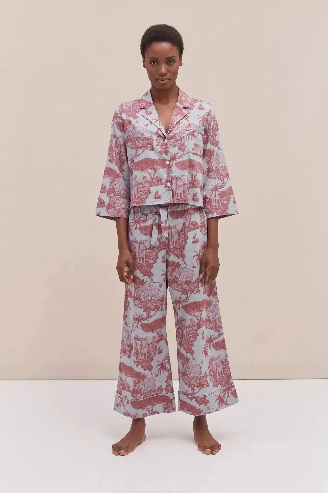 Boxy Shirt & Wide Leg Set