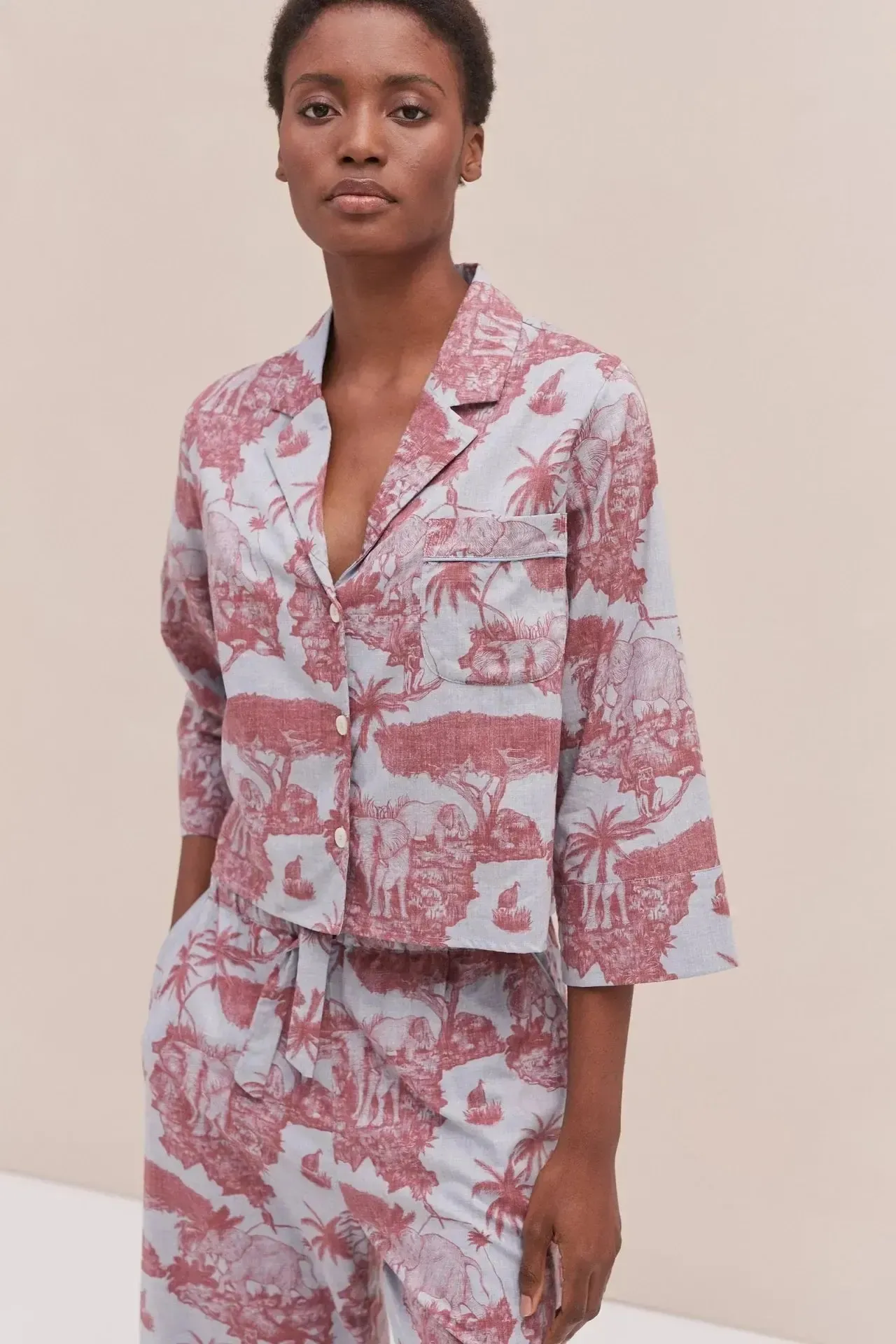 Boxy Shirt & Wide Leg Set