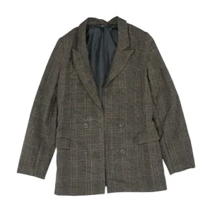 Brown Plaid Blazer