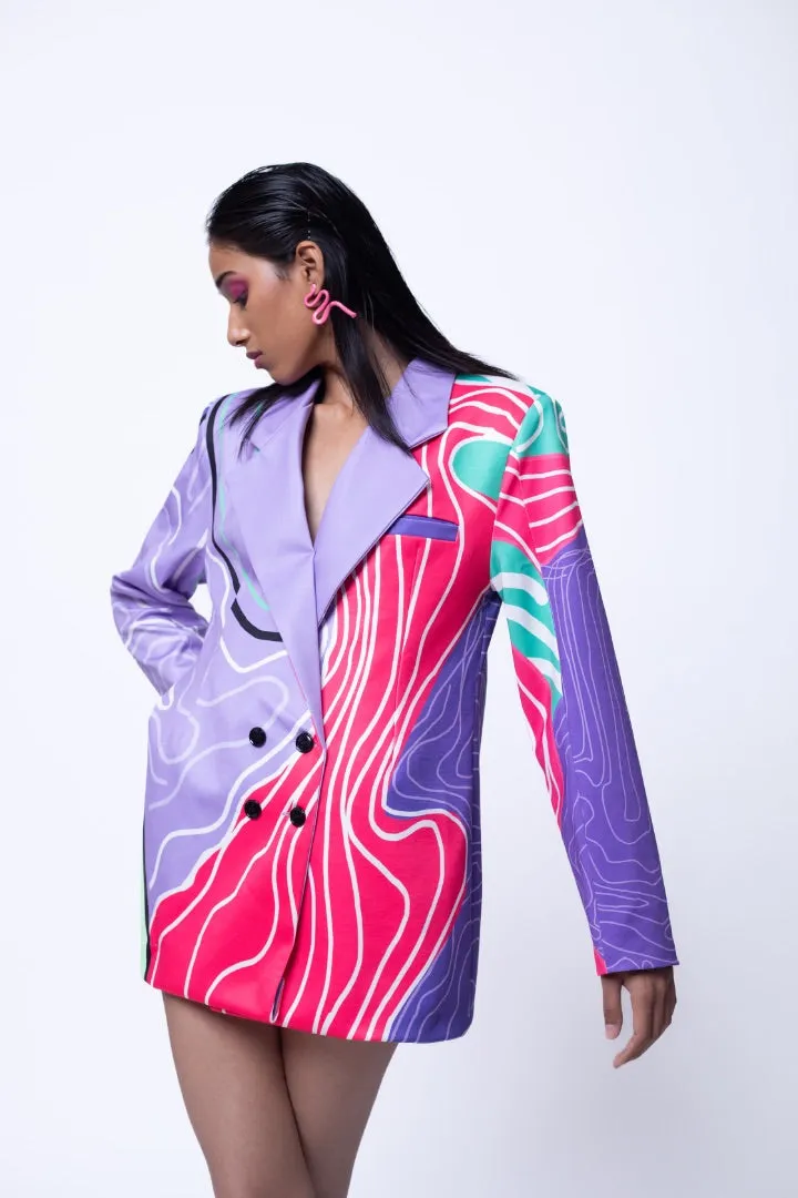 Bubblegum Blazer Dress