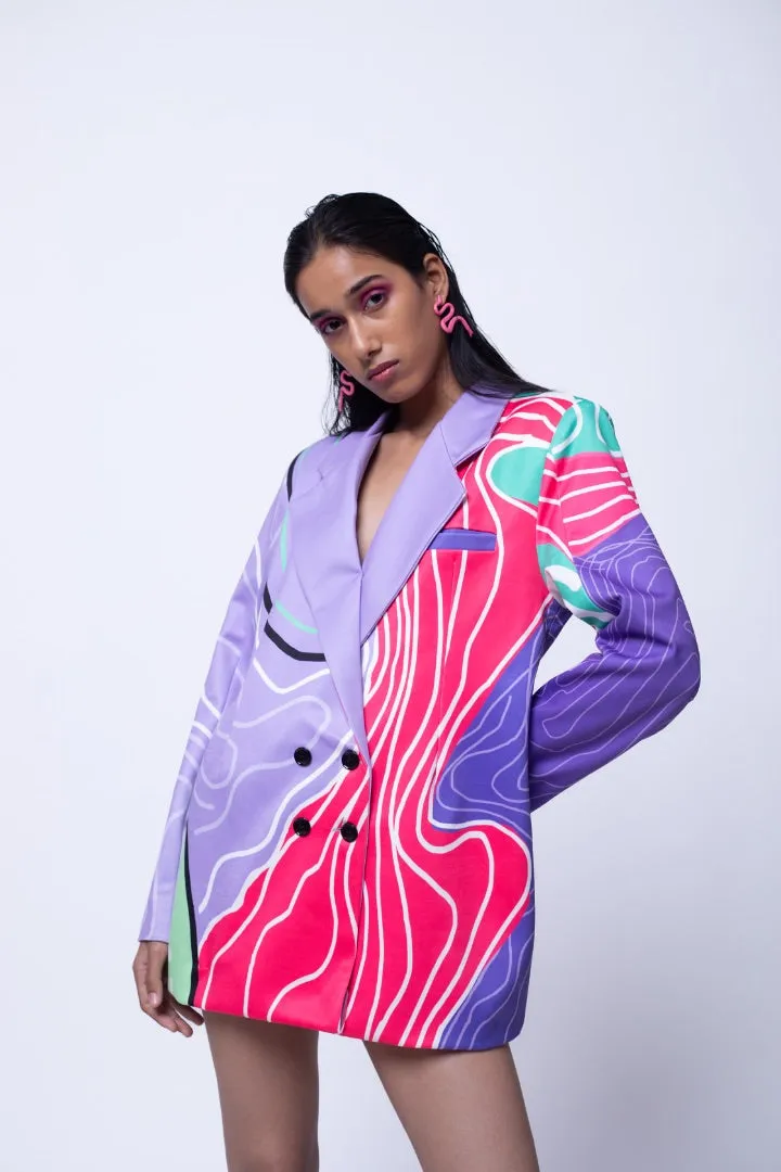 Bubblegum Blazer Dress