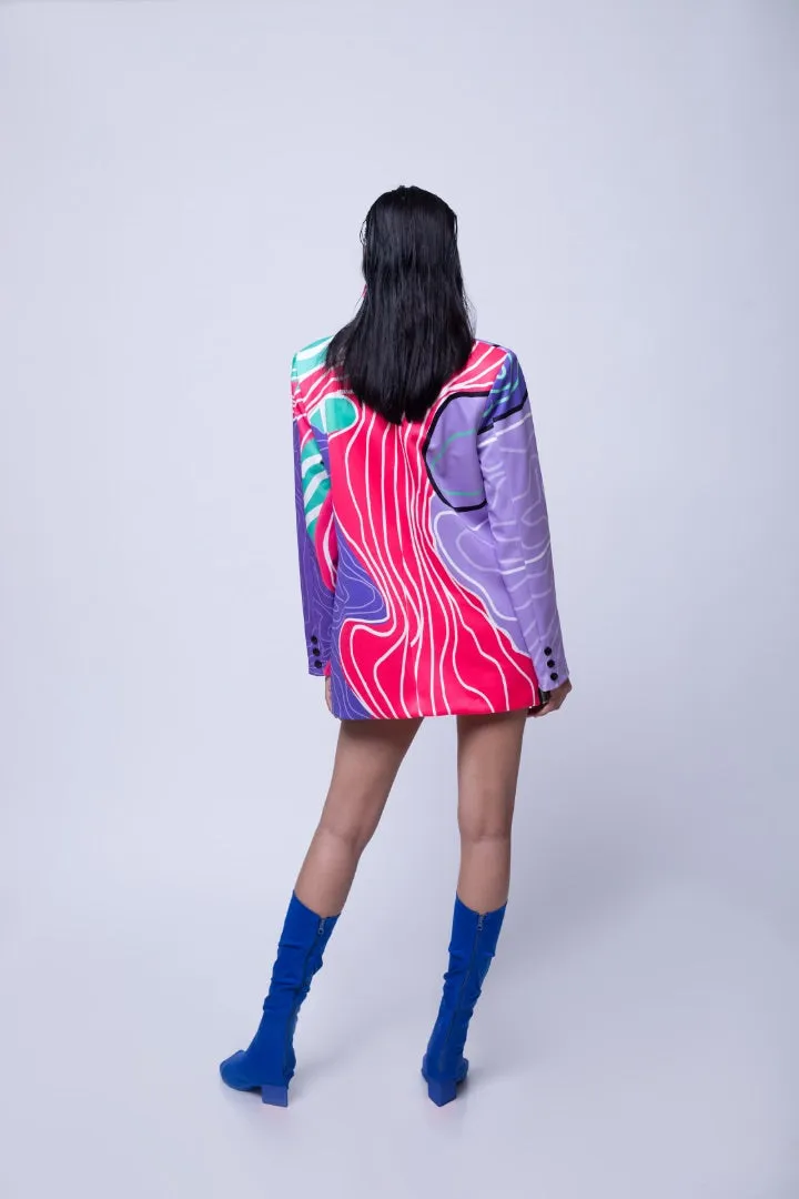Bubblegum Blazer Dress
