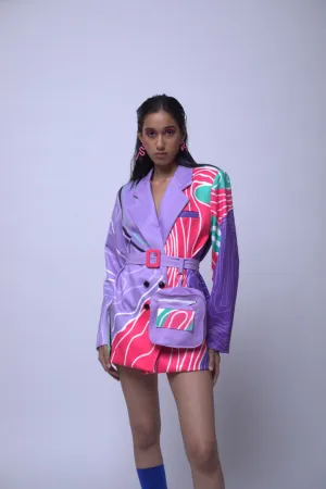 Bubblegum Blazer Dress
