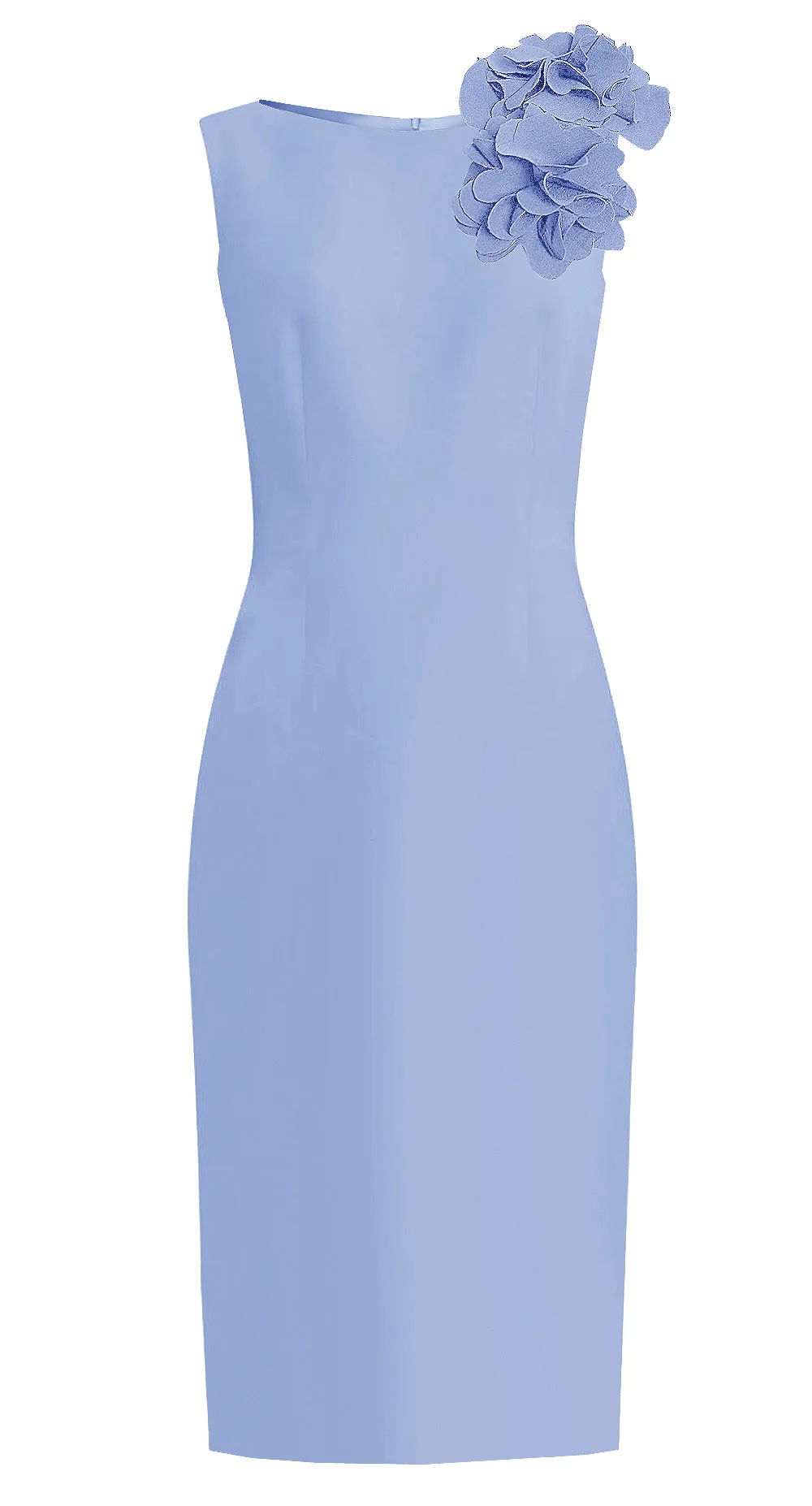 CaeliNYC Aegina Sheath Dress with Flower Detail