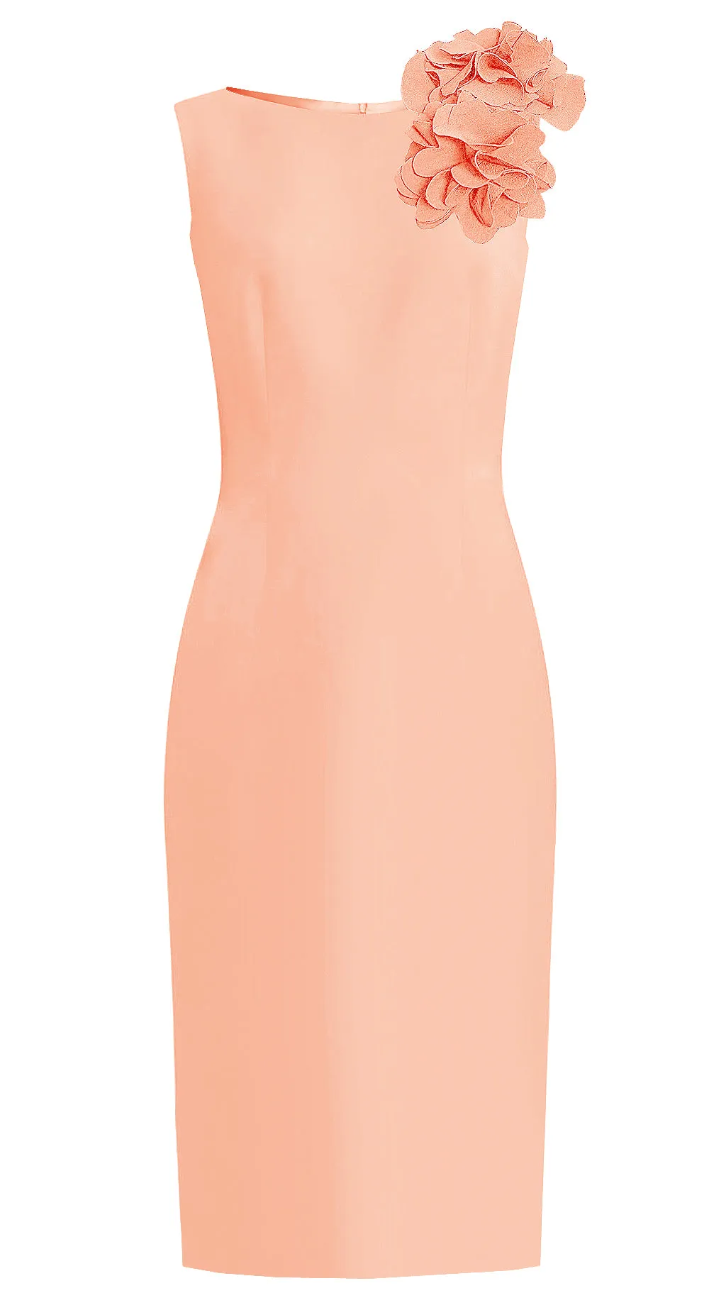 CaeliNYC Aegina Sheath Dress with Flower Detail