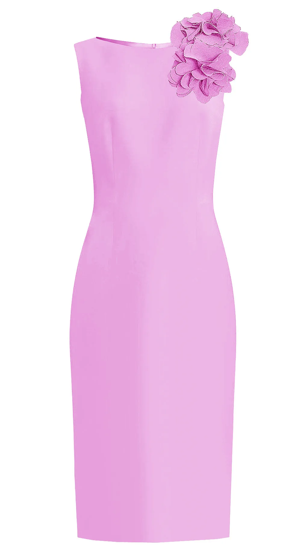 CaeliNYC Aegina Sheath Dress with Flower Detail