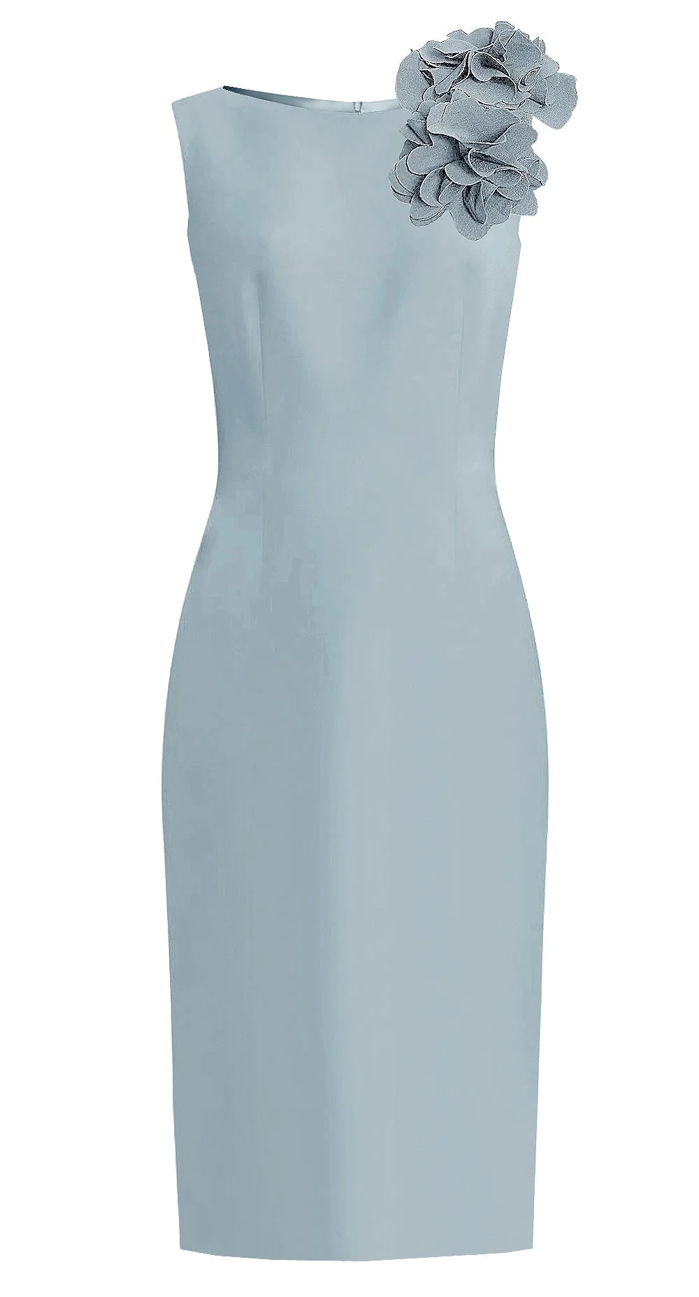 CaeliNYC Aegina Sheath Dress with Flower Detail