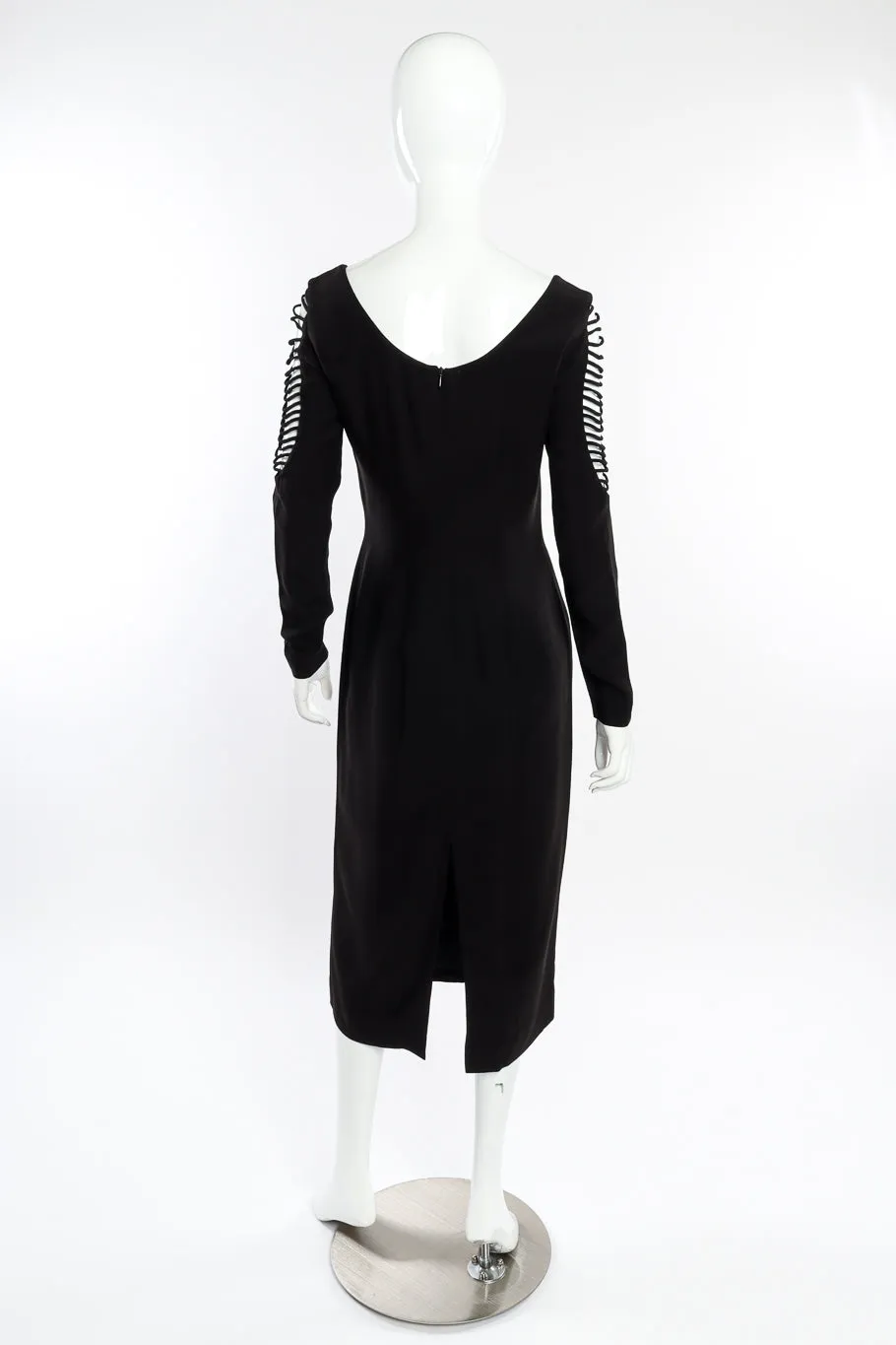 Cage Sleeve Sheath Dress