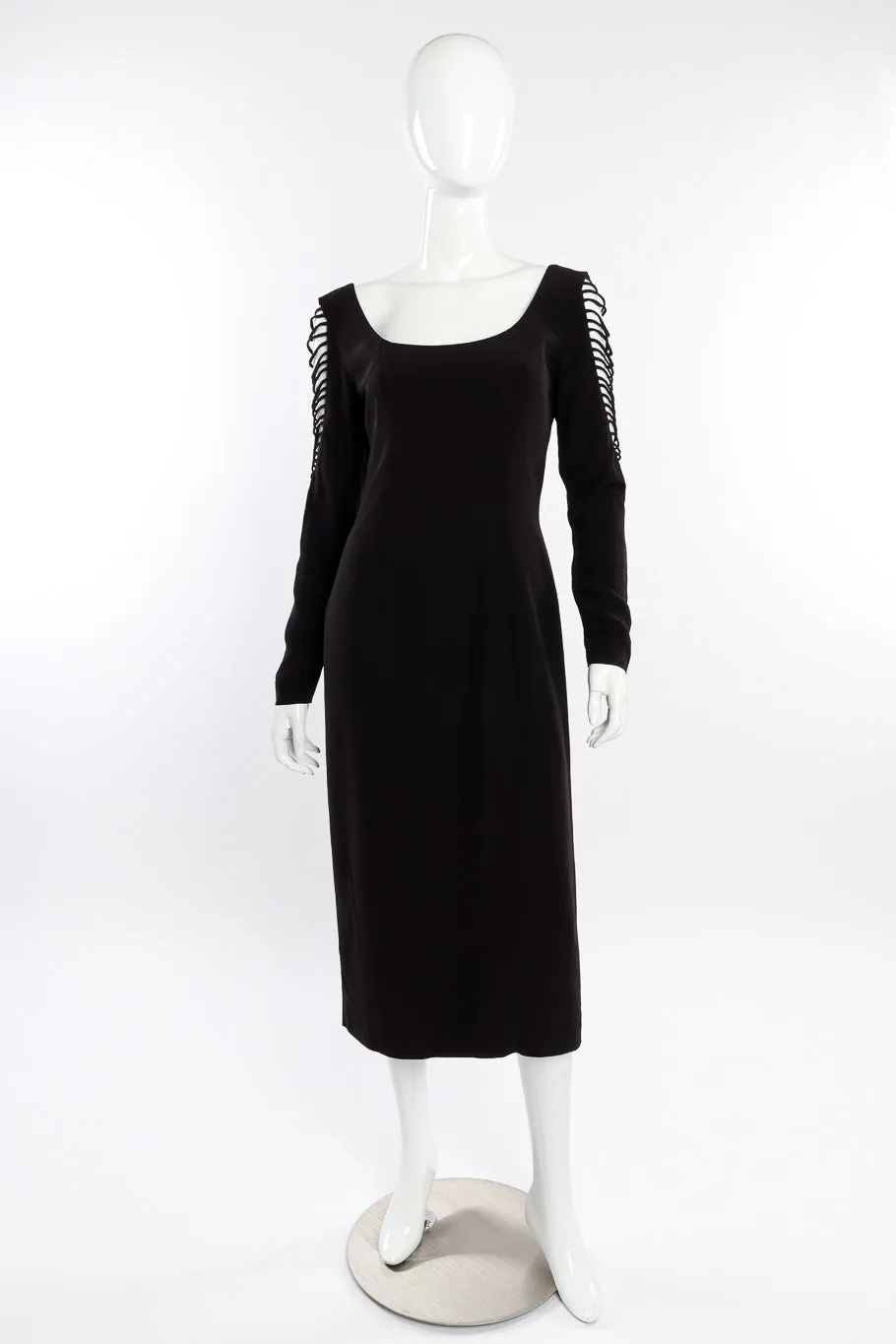 Cage Sleeve Sheath Dress