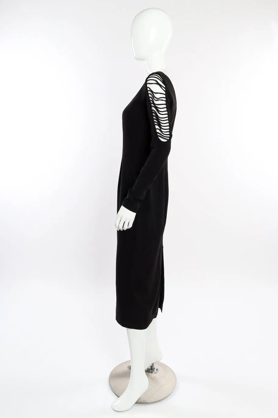Cage Sleeve Sheath Dress