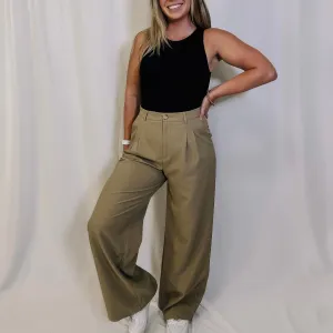 Career Goals Wide Leg Trousers