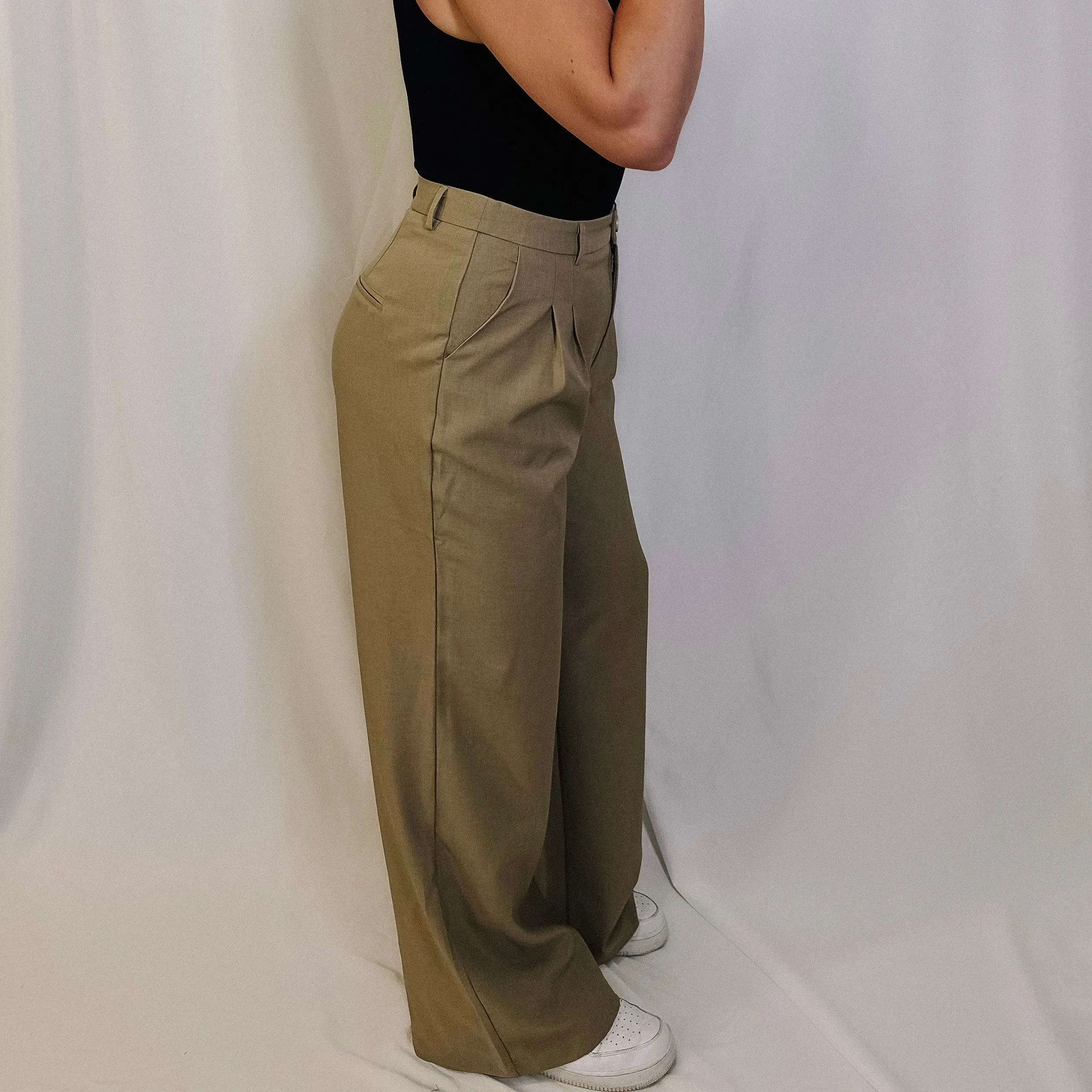 Career Goals Wide Leg Trousers