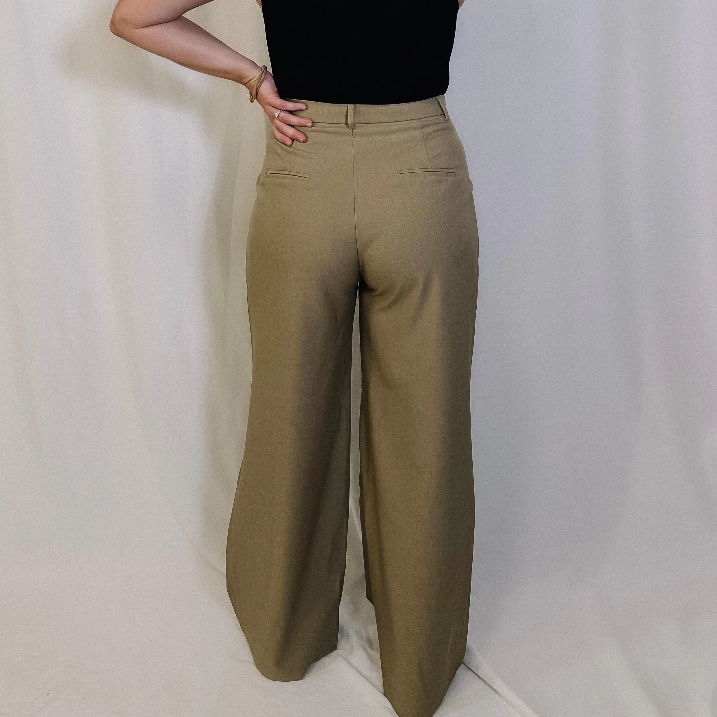 Career Goals Wide Leg Trousers