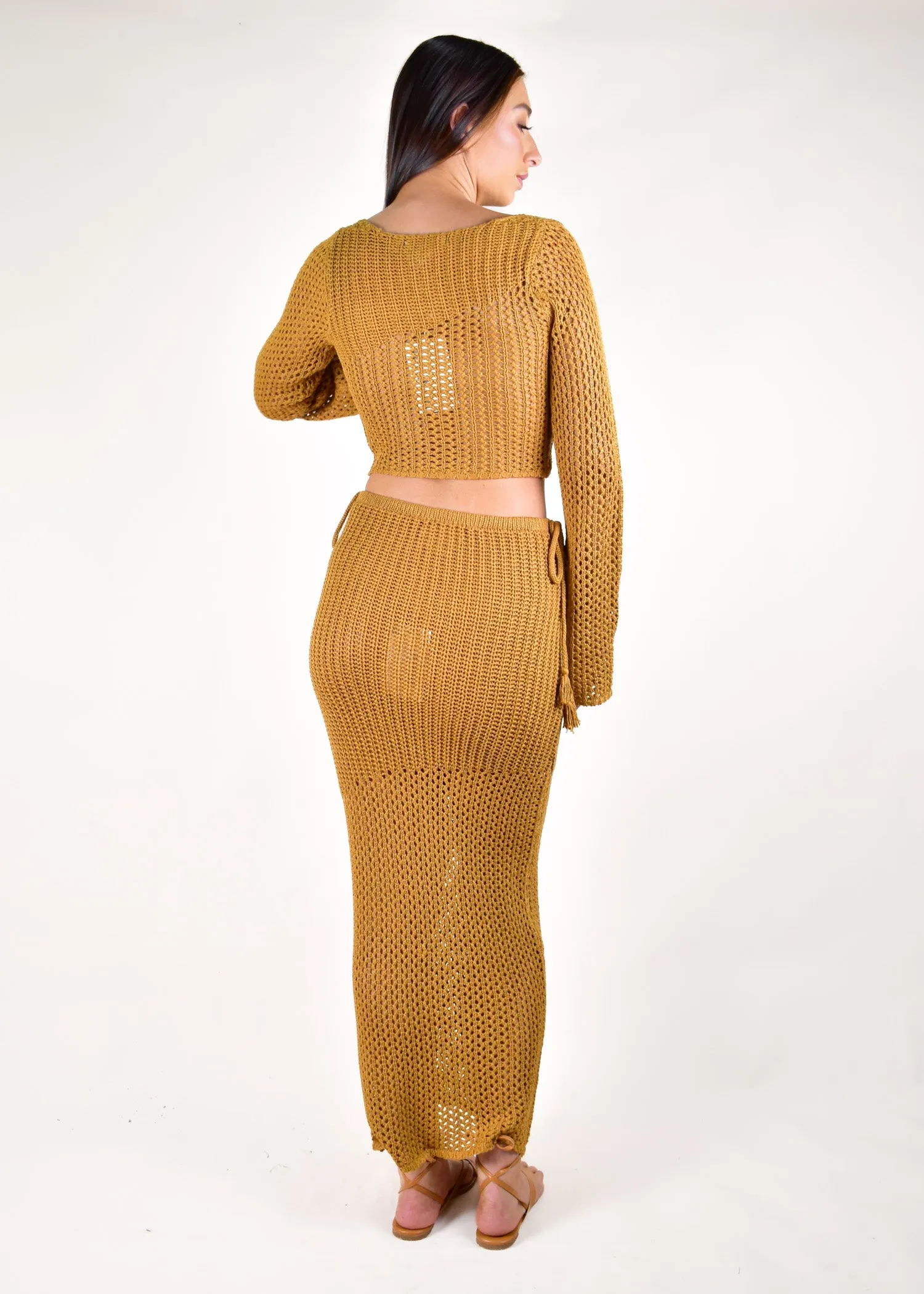 CARISHA SET - DEEP MUSTARD
