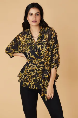 Chain Wrap Top