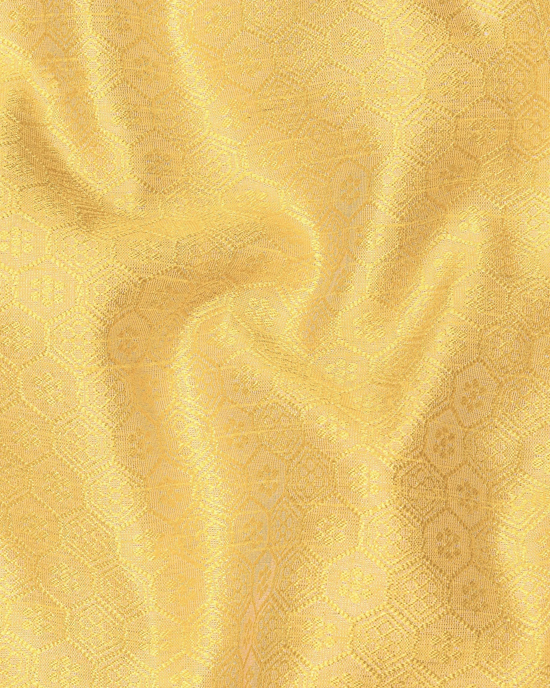 Chardonnay Jacquard Patterned Designer Tuxedo Blazer