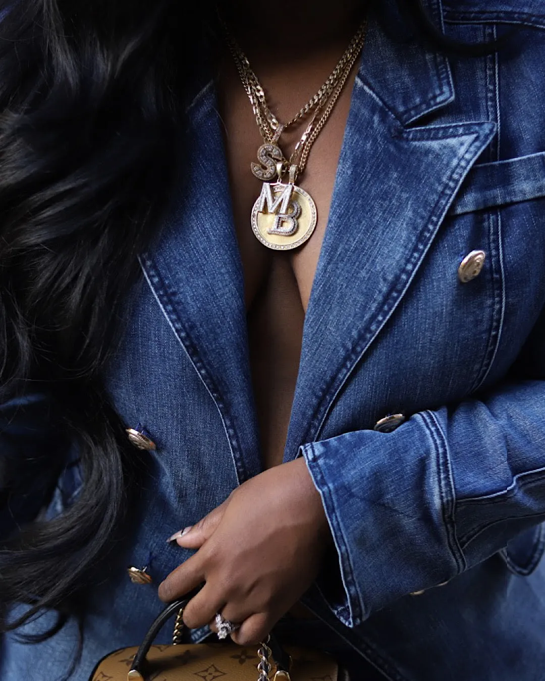 Chic Couture Denim blazer