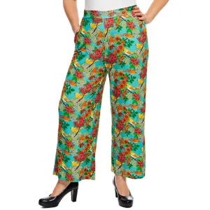 Cissi och Selma Molly Wide-Leg Trousers - Fågelsång - 'Bird Song'
