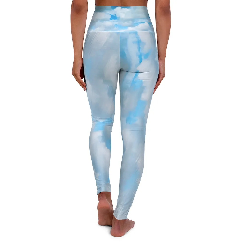 Cloudy High Waisted Yoga Leggings
