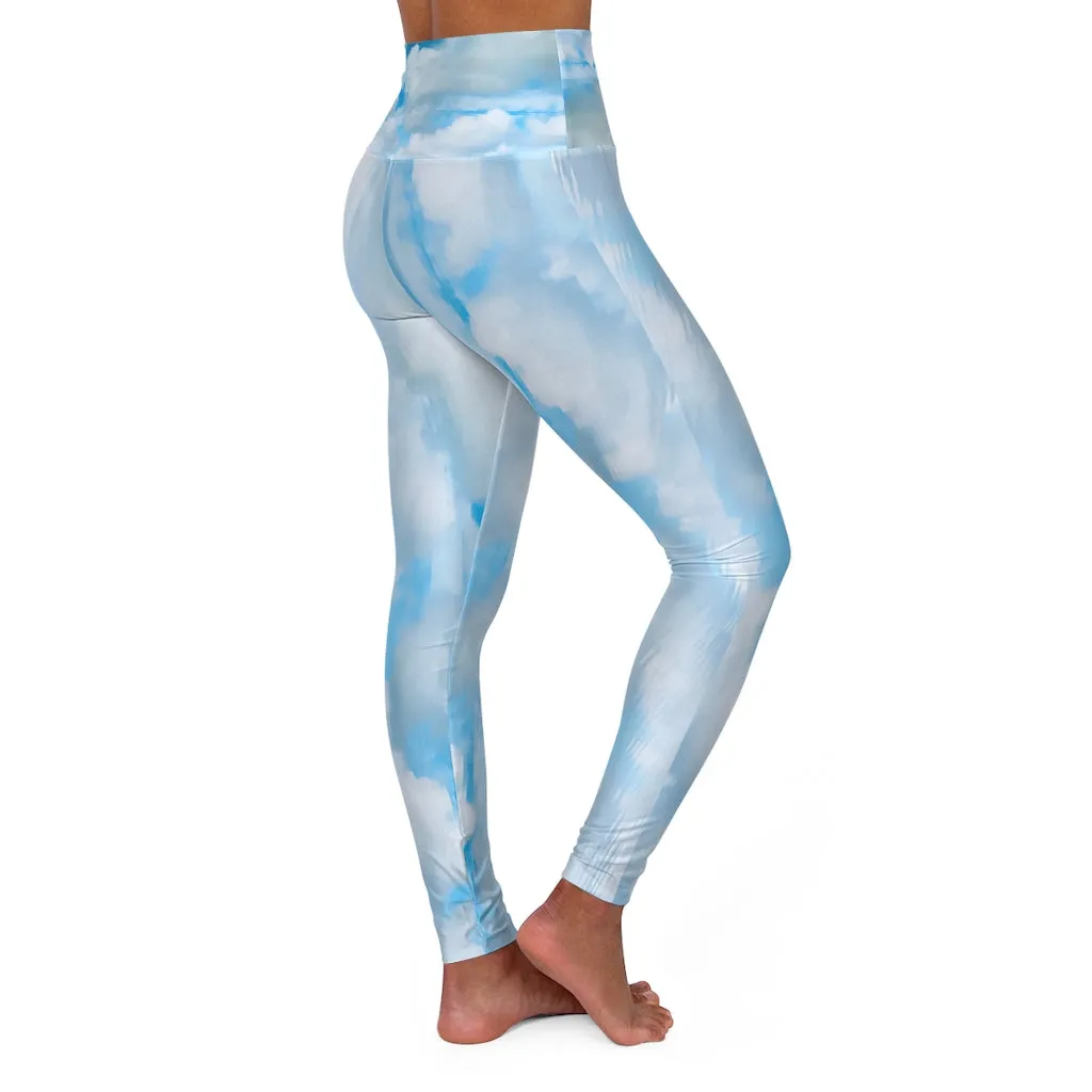 Cloudy High Waisted Yoga Leggings