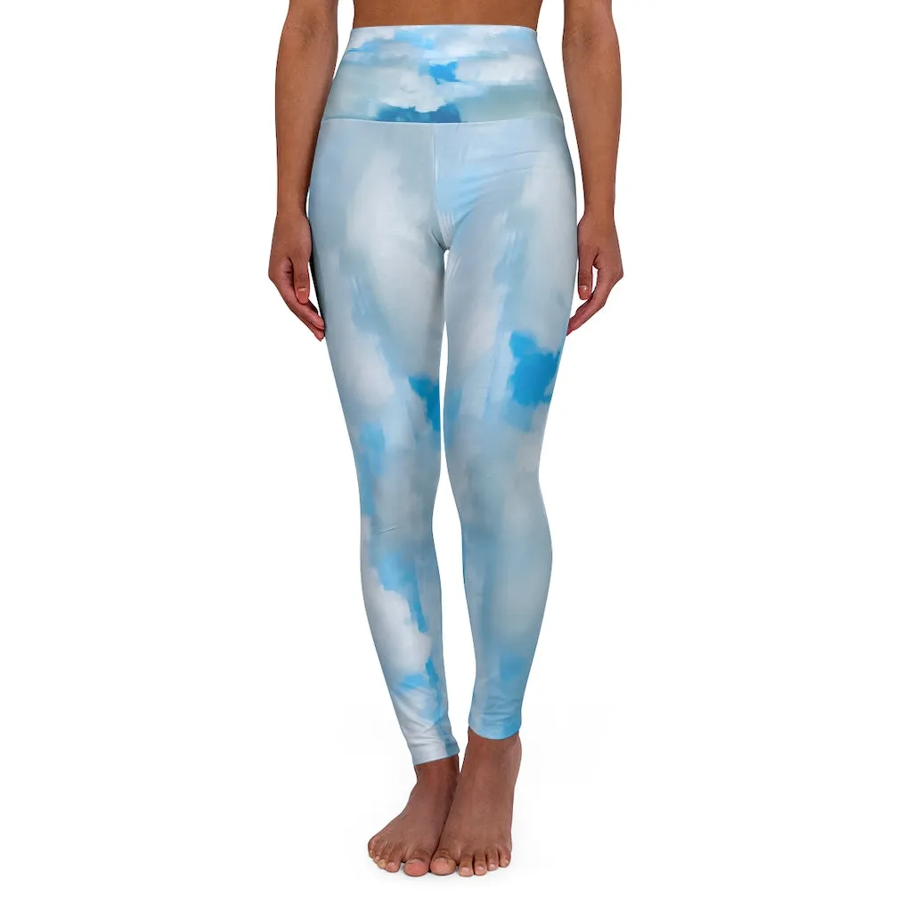 Cloudy High Waisted Yoga Leggings