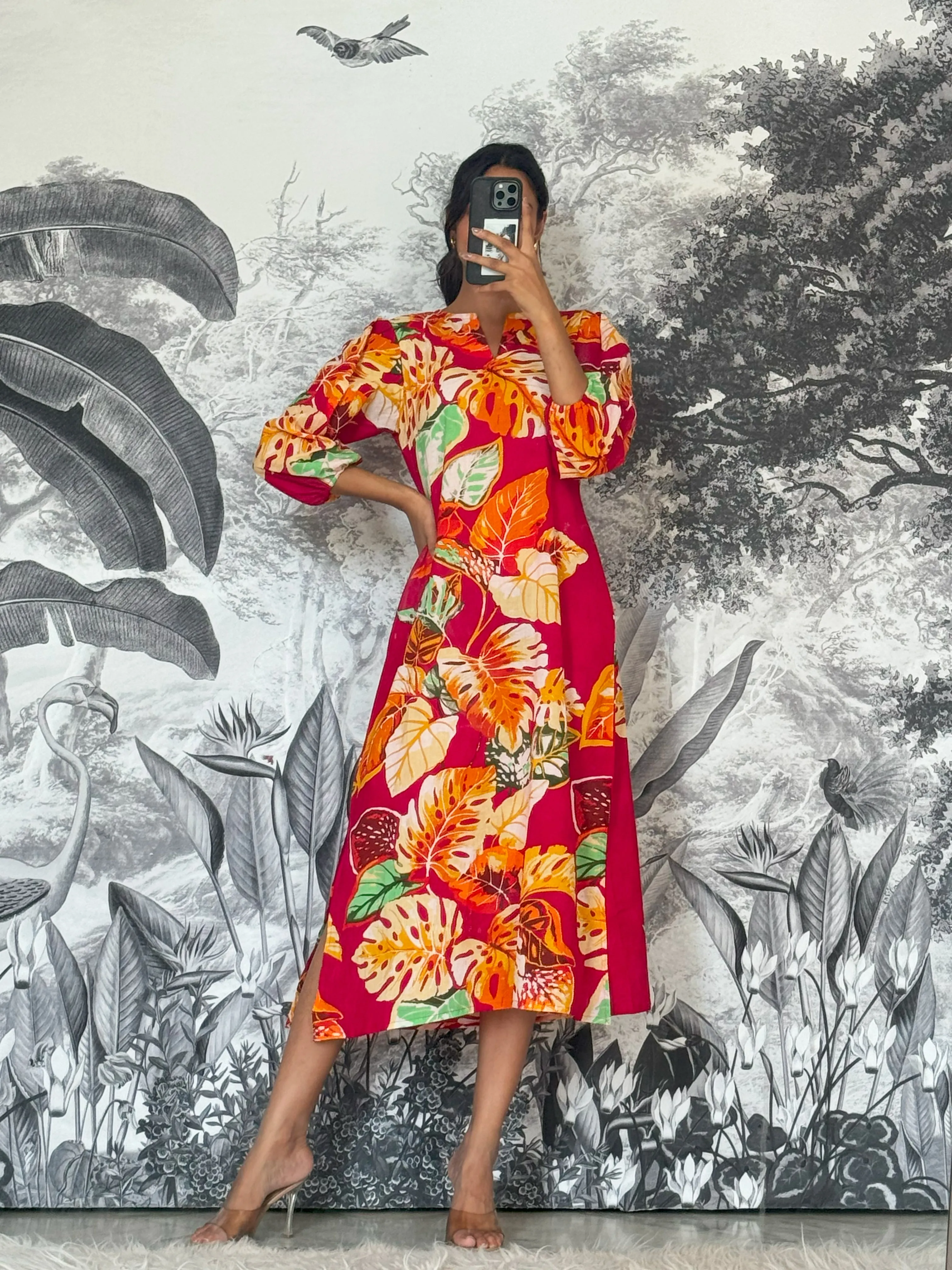 Cotton Printed Dress