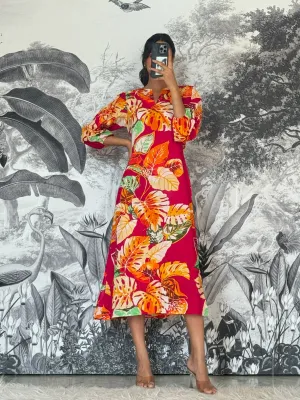 Cotton Printed Dress