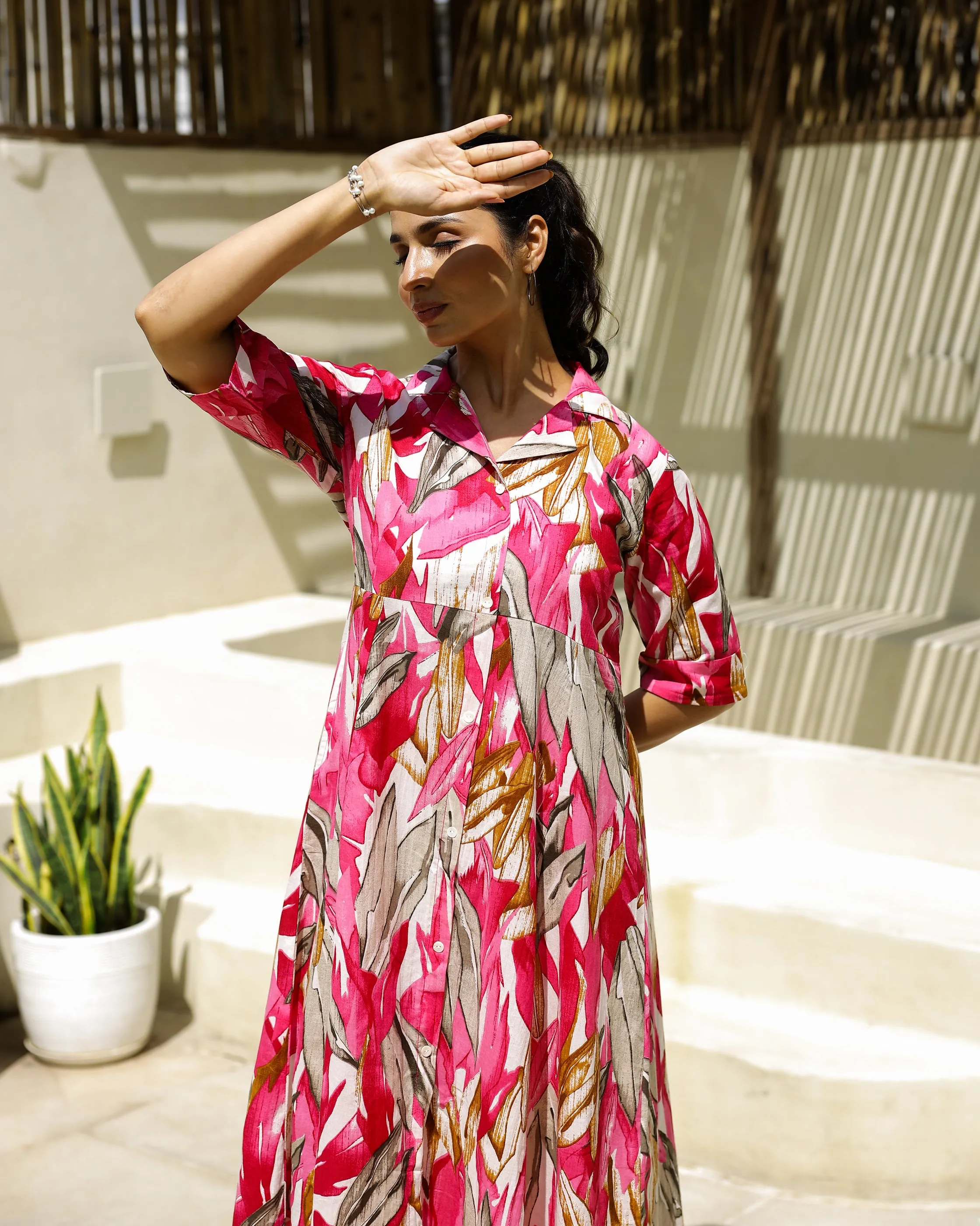 Cotton Printed Dress