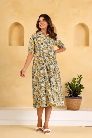 Cotton Printed Dress