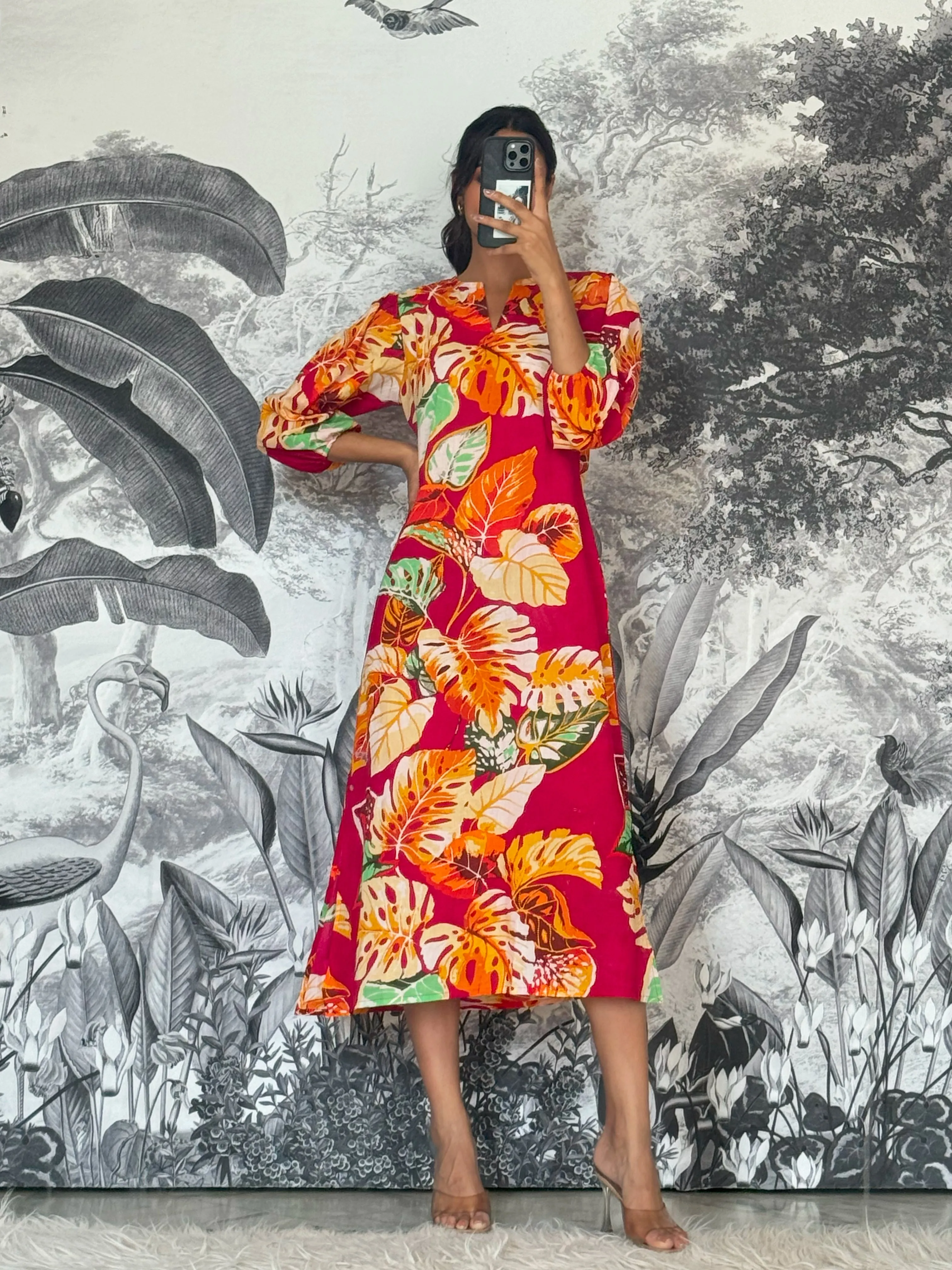Cotton Printed Dress