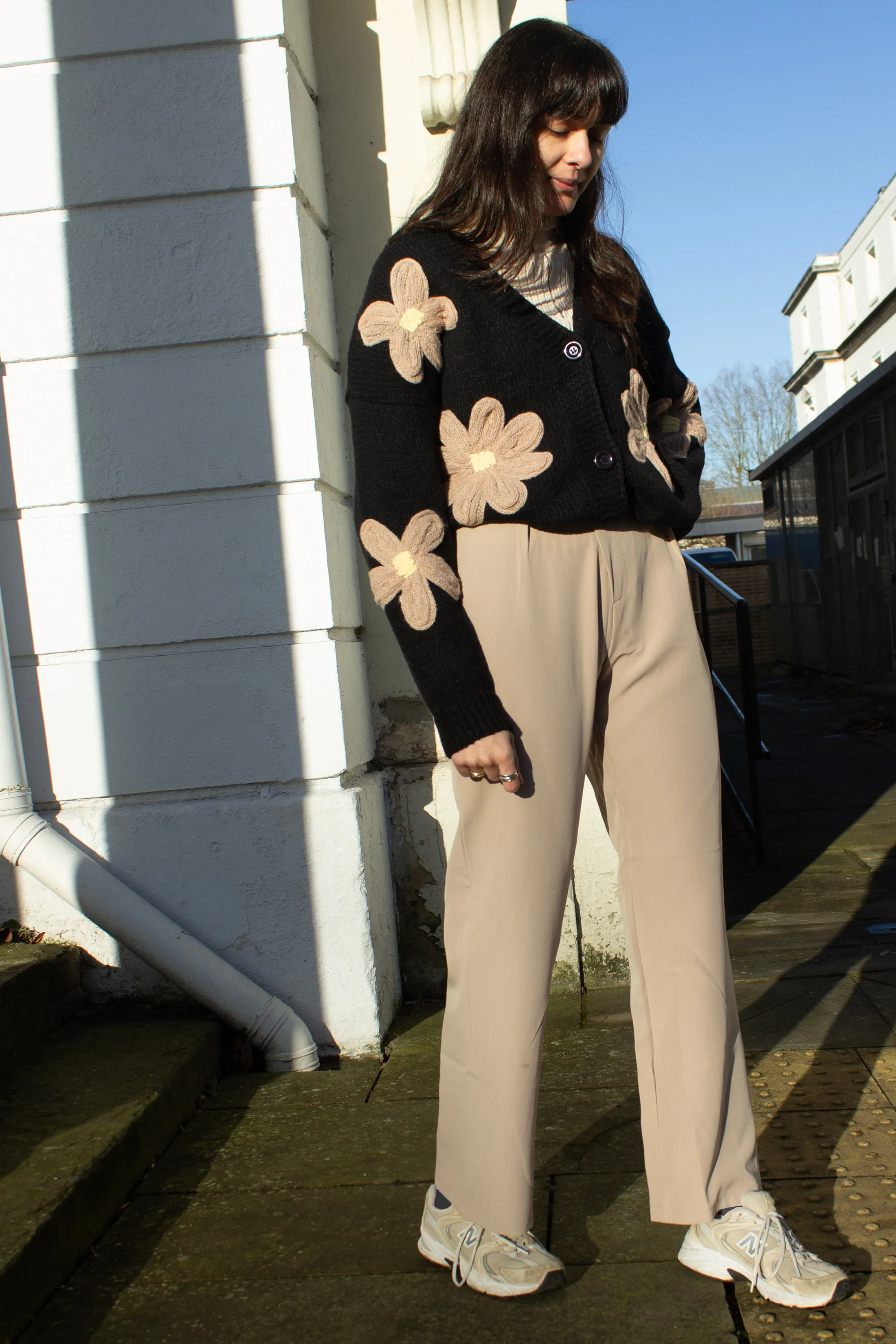 Cross Front Asymmetric Tailored Trousers
