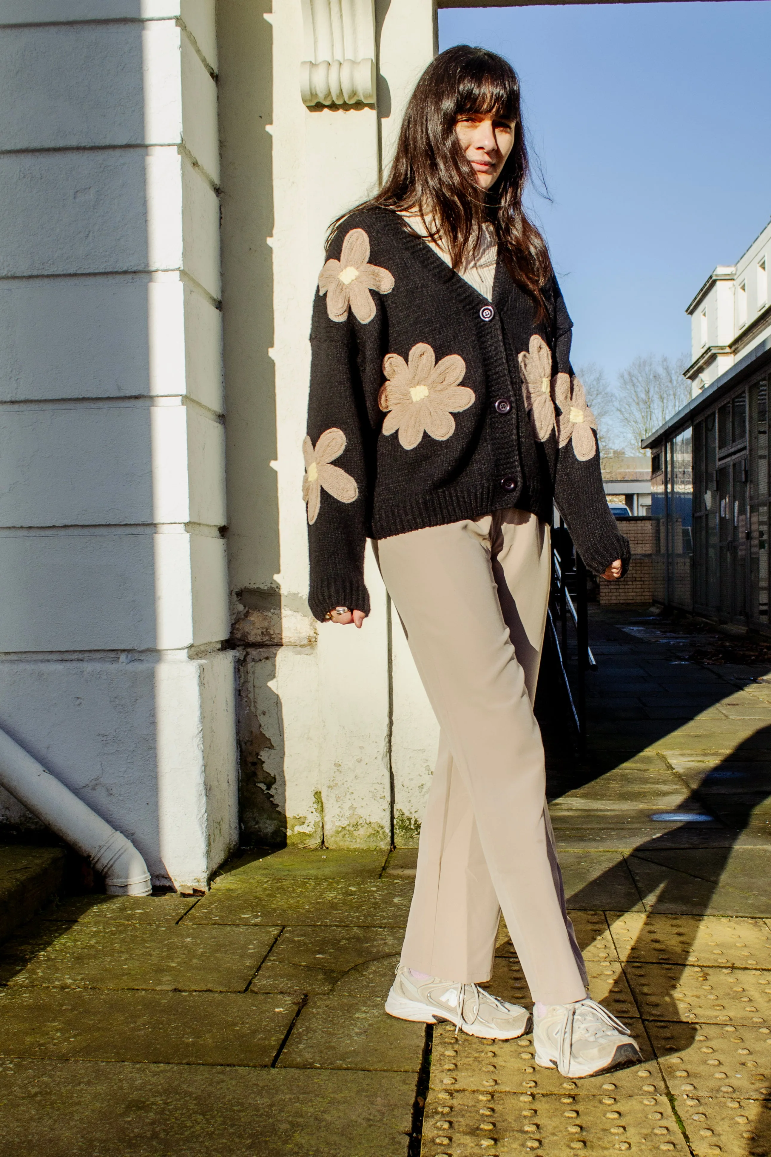 Cross Front Asymmetric Tailored Trousers