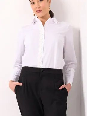 Curly Whirly Shirt - White